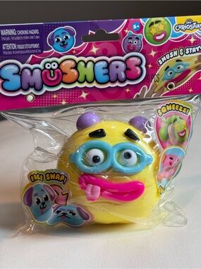 Smushers Face Swap Emoji Yellow Squishy Squeeze TikTok Viral Toy SHIPS TODAY!